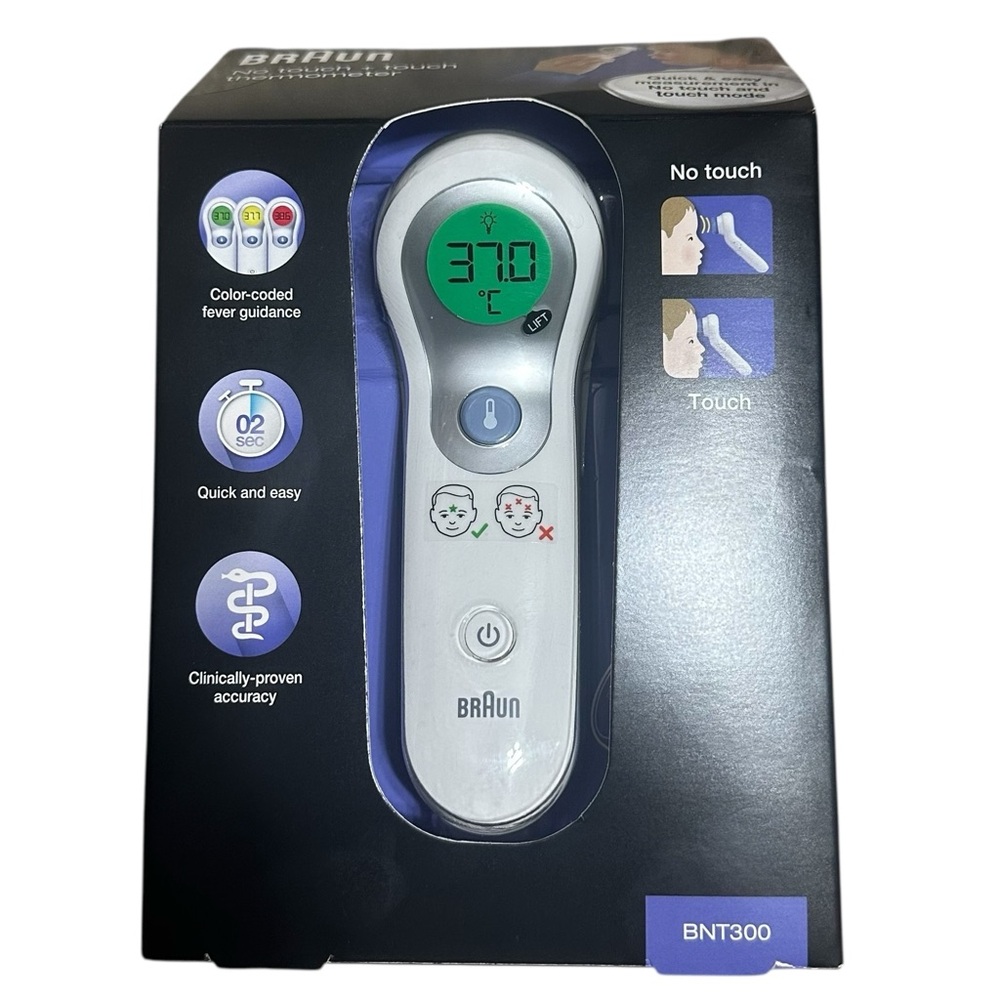 BRAUN/No Touch + Touch Thermometer